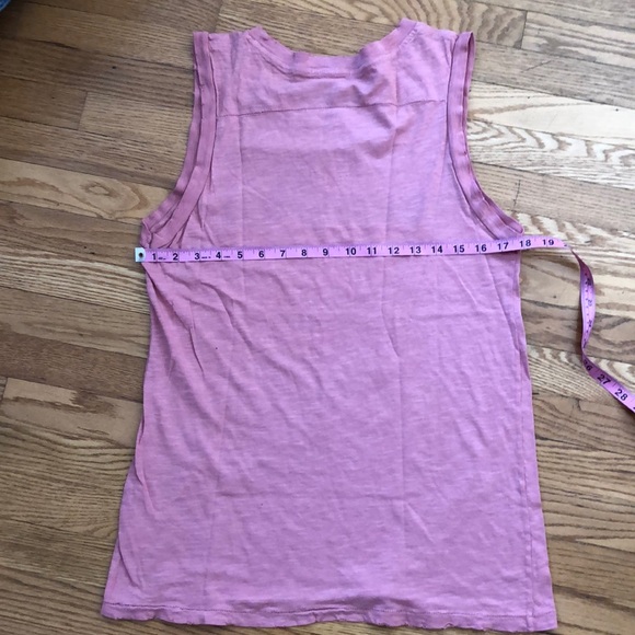 Junk Food pink Beachy Tank Top Sleeveless Shirt - Picture 6 of 8